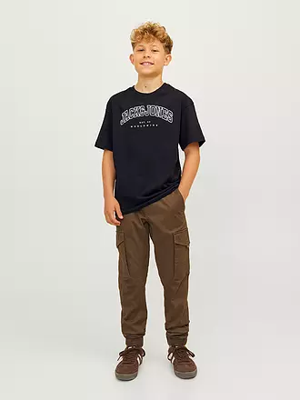 JACK & JONES | Jungen T-Shirt JJECALEB | schwarz